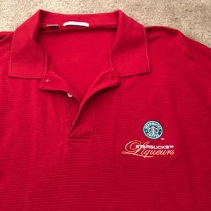 MENS STARBUCKS POLO SHIRT